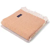 Allagash Cotton Throw - Oyster/Dove Gray/Bittersweet