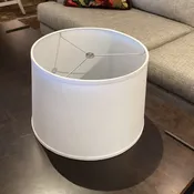 (1/2) White Drum Shade