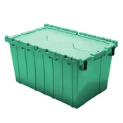 21 x 15 x 12 – Handheld Attached Lid Containers - Distribution Totes