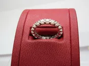 14 Karat White Gold Full Anniversary Ring With 2.31Tw Round F/G Vs2 Diamonds