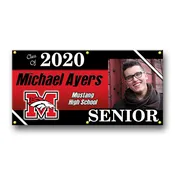 Graduation Banner 2’x4′ (Option 2)