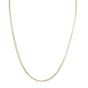 10K Gold "Baby Curb" Chain Necklace - 20"