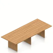 120" Rectangular Conference Table - Premium 10-Foot Meeting Room Solution with Slab Base