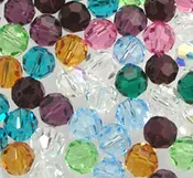 10mm Faceted Round Crystals