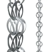 Modern Loop Rain Chain (Gray)