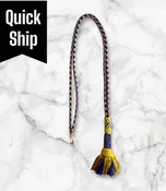 Ceremonial Cord in Royal & Gold