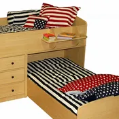 Americana Bunk Bed Hugger Comforter with Two Tailored Corners