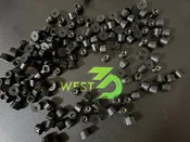 14x11x9mm Little Rubber Feet with Steel Washer x4