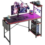 44" CARBON FIBER GAME DESK W/LED  LIGHTS