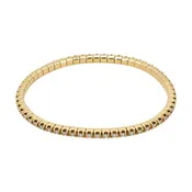14K Yellow Gold 58 Diamond Bangle Bracelet