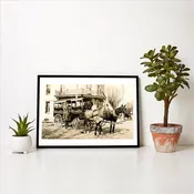 AA-160 Horse-Drawn Delivery Van - Vintage Image