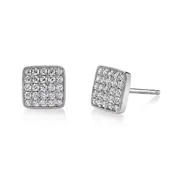 Diamond Square Earrings