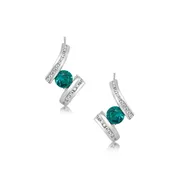 Bypass Earrings-Double Channel