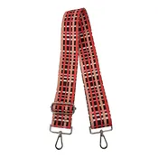 Ahdorned - 2" Madcap Cottage 'Plaid' Adjustable Strap: Chocolate
