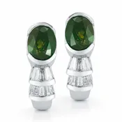 Alexandrite Earring With Diamonds