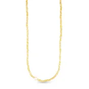 Amanda Blu-Gold Bead with Pearl Necklace