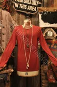 All Layered Up Brick Long Sleeve Casual Tee