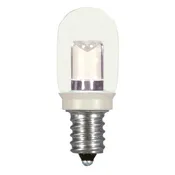 0.8 Watt LED - T6 - Clear - 2700K - Candelabra base - 120 Volt - Carded - 48-Pack