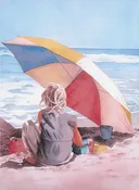 Sandcastles 5.25" x 3.5" — Pomm Fine Art