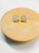 Big Gem Stud Earrings