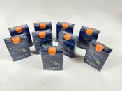 Alto Saxophone Reed Lot: 9 Boxes Rigotti Gold Blue 3.5 Strong [97437]