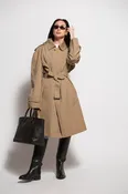 Classic Single Breasted Belted Trench