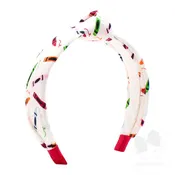 Back to School Crayons Print Knot Headband