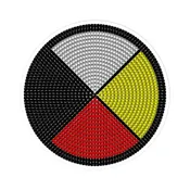 Beaded Medicine Wheel Sticker