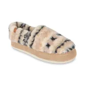 Acorn Women's Faux Fur Fairisle Moc Slippers