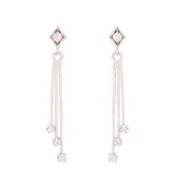 10KW Vintage Diamond Drop Earrings