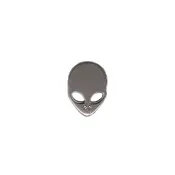 Alien threadless end in titanium, 4x6mm