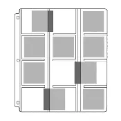 CENTURY VINYL PHOTO PAGES, HOLDS 12 - 2-1/4INX 2-1