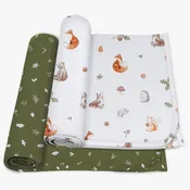 2PK Jersey Swaddle - Fox And Friends
