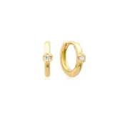 1 illusion Set Diamond Huggies