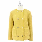 ba&sh Jacket / Blazer — Yellow tweed — Size S