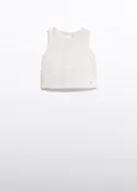 Abel & Lula - Girl Embroidered Top Beige