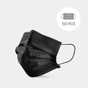 Black Disposable Surgical Masks 3-Ply