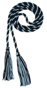 Black and Light Blue Intertwined Cord