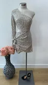 AMBER GLOW MINI DRESS