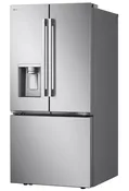 25 cu.ft. 3-Door French Door Refrigerator with Hybrid Handle Design and External Ice and Water Dispenser- LF25H6330S | Appliances 4 Less