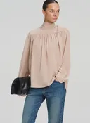 ALC Silk High Neck Blouse