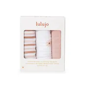 3-Pack Muslin Receiving Blankets – Daisies