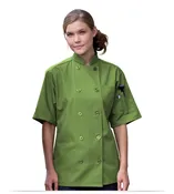 10 Button Short-Sleeve Chef Jacket