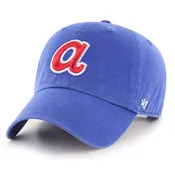 Atlanta Braves '47 Brand Blue Cooperstown Clean Up Adjustable Dad Hat