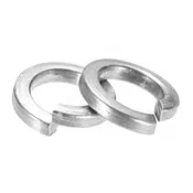 100 Pack 1/8 Inch Spring Lock Washers Made From Solid 316 Stainless Steel Split Helical Elastic Gasket For Screws Bolts Vibration Resistant Hex Nut Retainer Hardware Tool Lock Fasteners Keep Things Tight No Slack Allowed