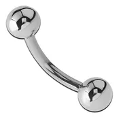 00g Stainless Curved Barbell (internal)