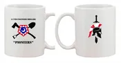 117 Engineer Brigade Deployment Coffee Mug with Spartan Helmet