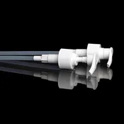 Flow 24-410 White Ribbed PP Lotion Pump