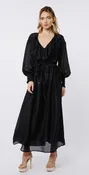 3D Flowers Maxi Dress