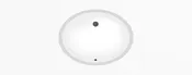 49" Solid Surface Vanity Top with Oval Porcelain Bowl